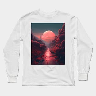 Cyberpunk moon Long Sleeve T-Shirt